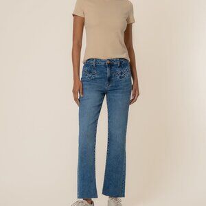 Kut from the Kloth Kelsey High Rise Ankle Flare Size 88 / Excitement W/Medium Ba